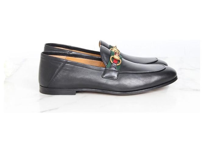 Gucci Mocassino in pelle Web Horsebit Multicolore - vista 3