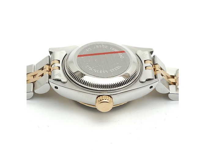 Rolex Relógio Datejust Feminino Combinação Borgonha com Diamantes Aftersetting Vermelho - vista 13