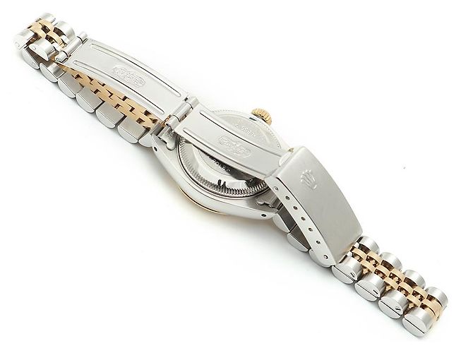 Rolex Relógio Datejust Feminino Combinação Borgonha com Diamantes Aftersetting Vermelho - vista 15