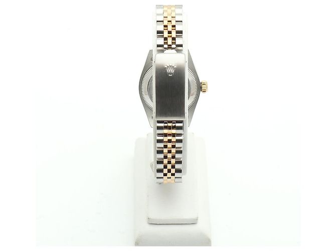 Rolex Relógio Datejust Feminino Combinação Borgonha com Diamantes Aftersetting Vermelho - vista 6