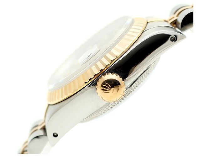 Rolex Relógio Datejust Feminino Combinação Borgonha com Diamantes Aftersetting Vermelho - vista 9