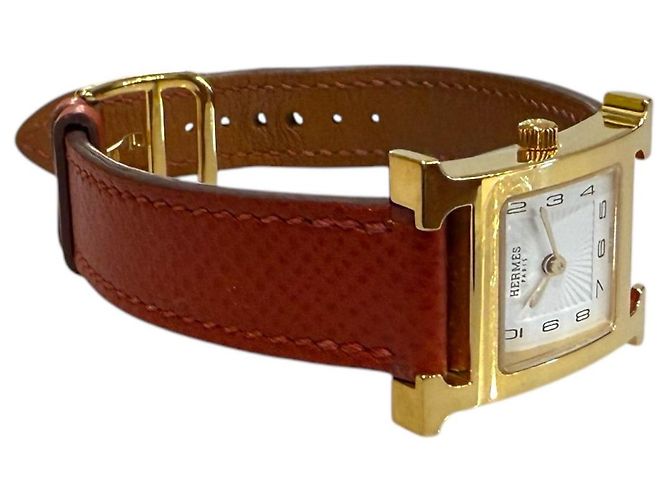 Hermès Orologio da donna Hour Gold D'oro - vista 3