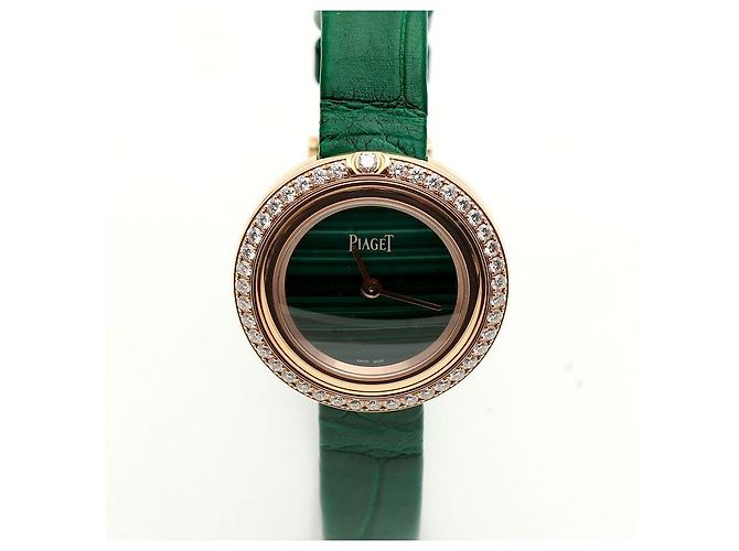 Piaget Possession Damenuhr Roségold Malachit Diamant Pink - Ansicht 11