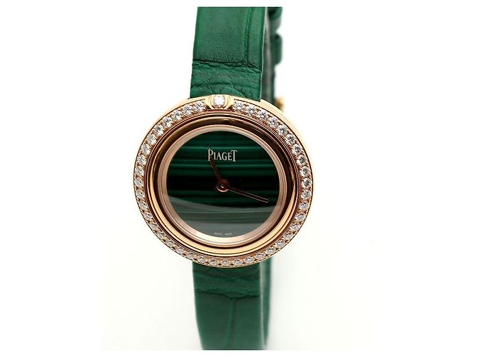 Piaget Possession Damenuhr Roségold Malachit Diamant Pink - Ansicht 12