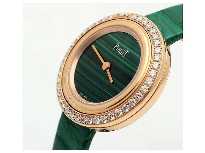 Piaget Possession Damenuhr Roségold Malachit Diamant Pink - Ansicht 14
