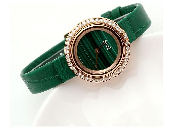 Piaget Possession Damenuhr Roségold Malachit Diamant Pink - Ansicht 21