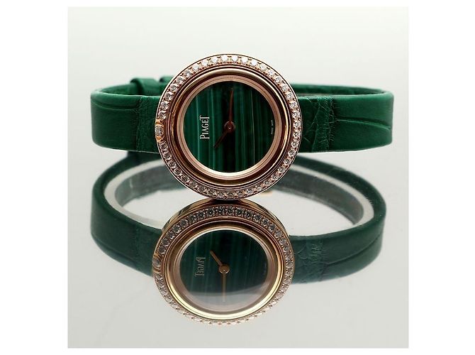 Piaget Possession Damenuhr Roségold Malachit Diamant Pink - Ansicht 22