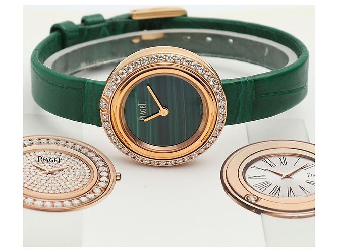 Piaget Possession Damenuhr Roségold Malachit Diamant Pink - Ansicht 24