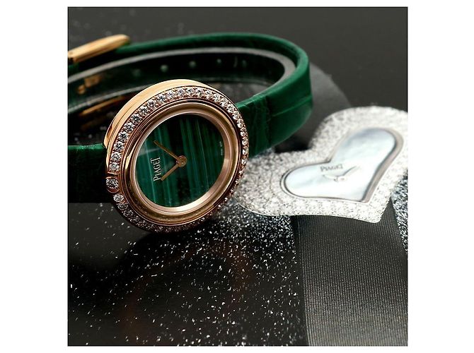 Piaget Possession Damenuhr Roségold Malachit Diamant Pink - Ansicht 25