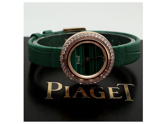 Piaget Possession Damenuhr Roségold Malachit Diamant Pink - Ansicht 26