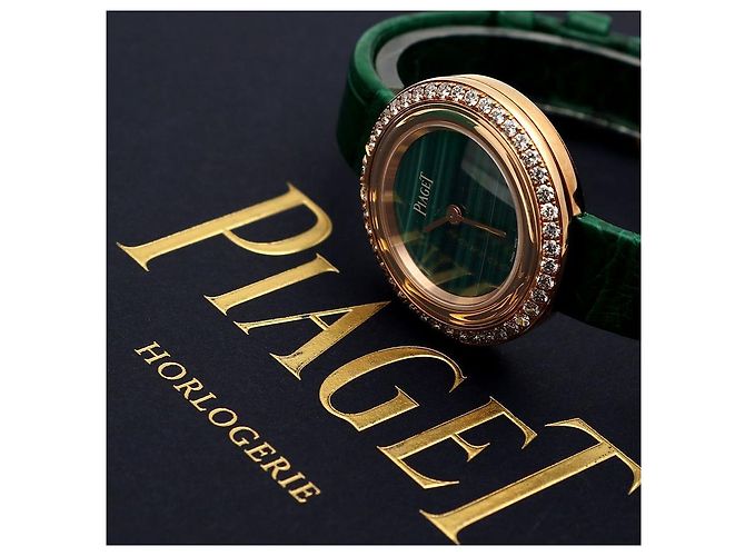 Piaget Possession Damenuhr Roségold Malachit Diamant Pink - Ansicht 27
