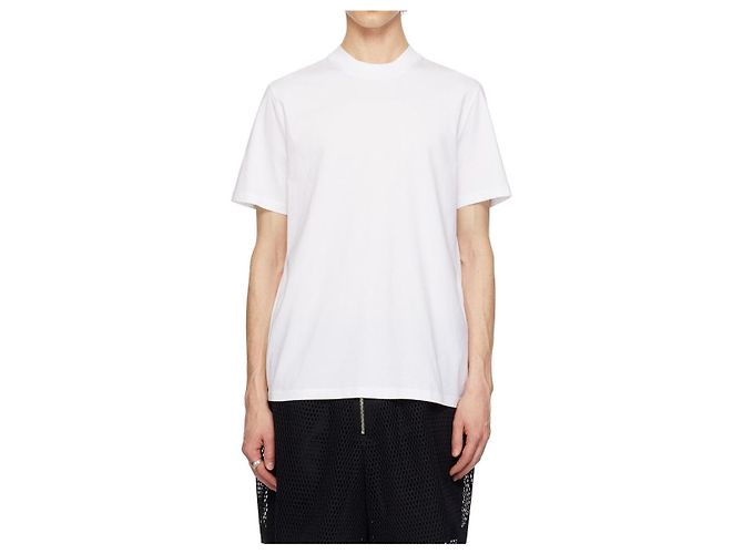 JIL SANDER White Basic T-Shirt Orange - view 2