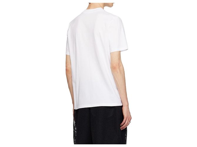 JIL SANDER White Basic T-Shirt Orange - view 4