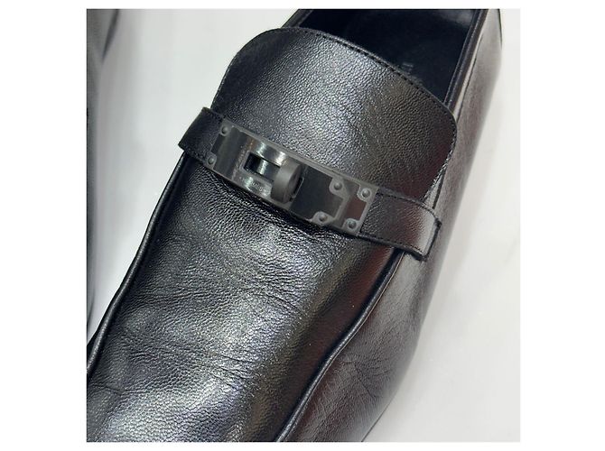Hermès Mocassini Charlie Black Nero - vista 6