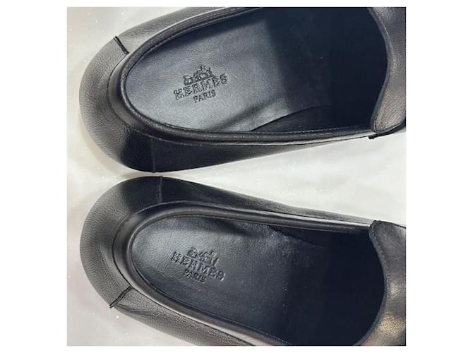 Hermès Mocassini Charlie Black Nero - vista 9