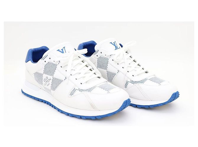 Louis Vuitton Run Away Sneaker Herren Sneaker Schuhe Blau - Ansicht 3
