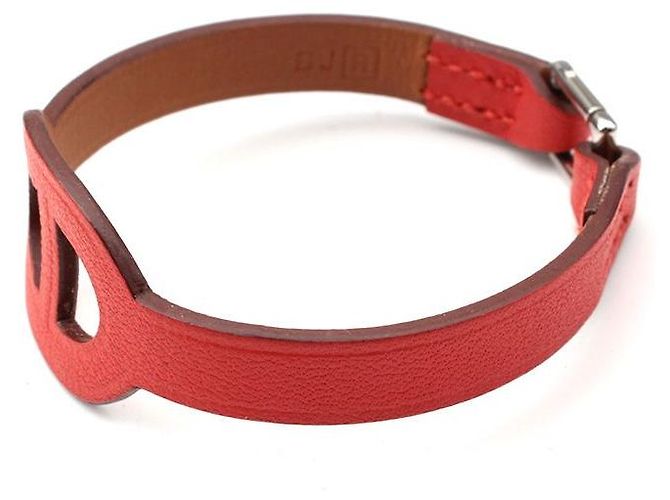 Hermès Bracciale Orange Chandel Silver XS Arancione - vista 2