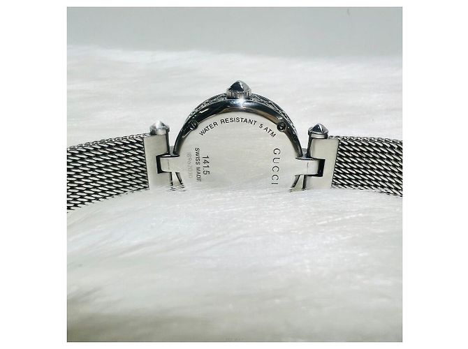 Gucci Reloj de plata para mujer Diamanti con esfera de nácar Blanco - vista 5