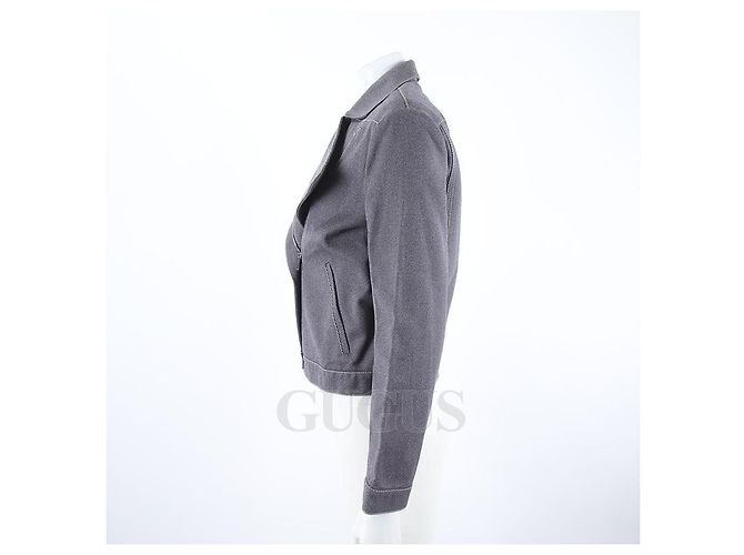 Hermès Denim-Jacke Blau - Ansicht 2
