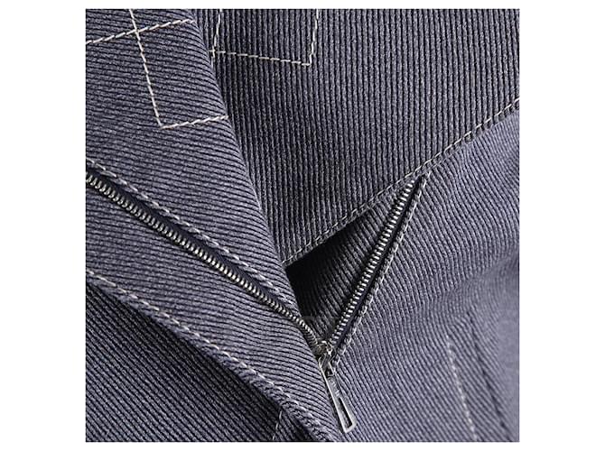 Hermès Denim-Jacke Blau - Ansicht 4