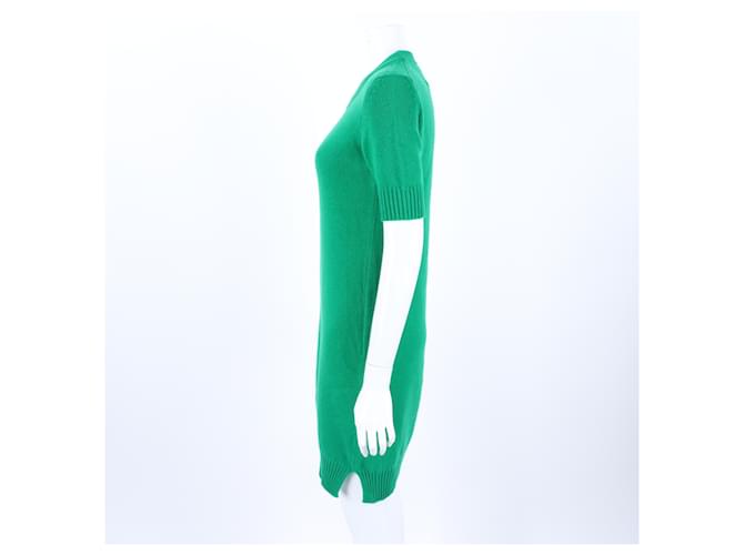 Hermès Vestido de cachemira Verde - vista 2