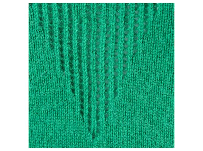 Hermès Vestido de cachemira Verde - vista 4