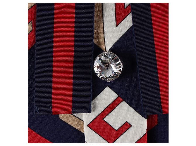 Abito a maniche lunghe Gucci Blu - vista 4