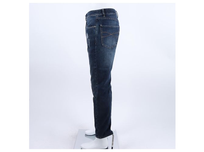 Pantaloni in denim Brunello Cucinelli Blu - vista 2