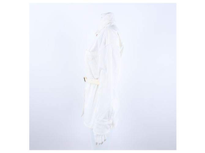 Set giacca in denim e cintura Fendi Bianco - vista 2