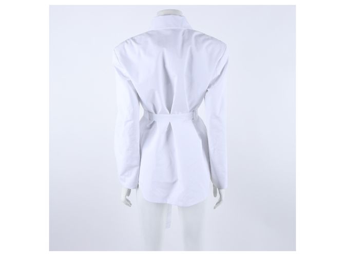 Chaqueta de algodón Valentino Blanco - vista 3