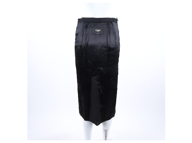 Falda reversible Fendi Negro - vista 3