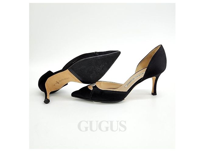 Manolo Blahnik Manolo Satin-Schuhe - Ansicht 4