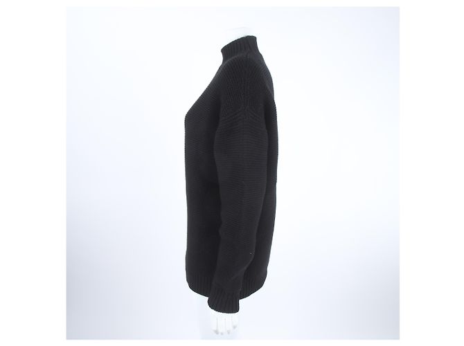 Hermès Top de punto de cachemira Negro - vista 2