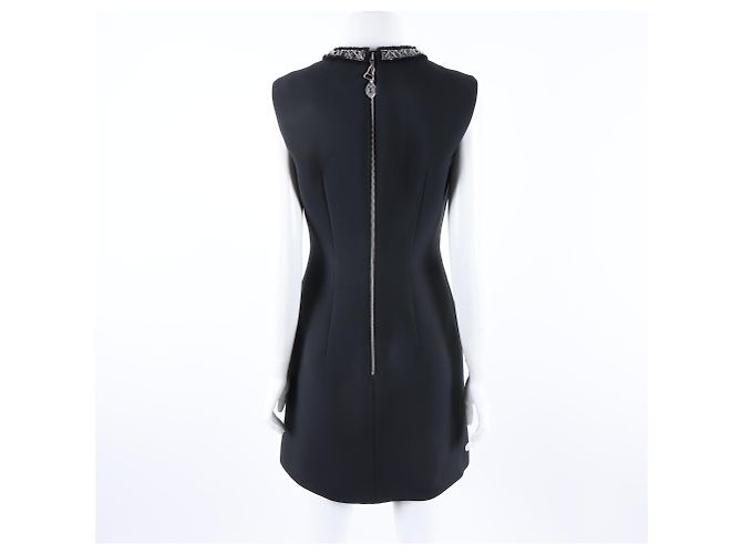 Vestido sin mangas Louis Vuitton Negro - vista 3
