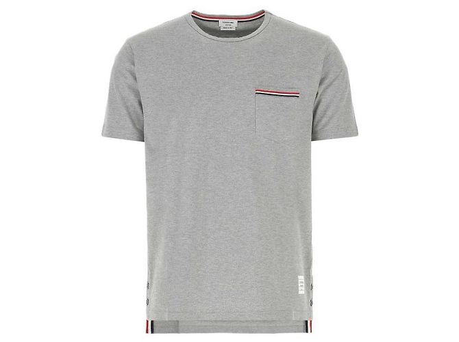 Thom Browne Camiseta de jersey con bolsillo - vista 3