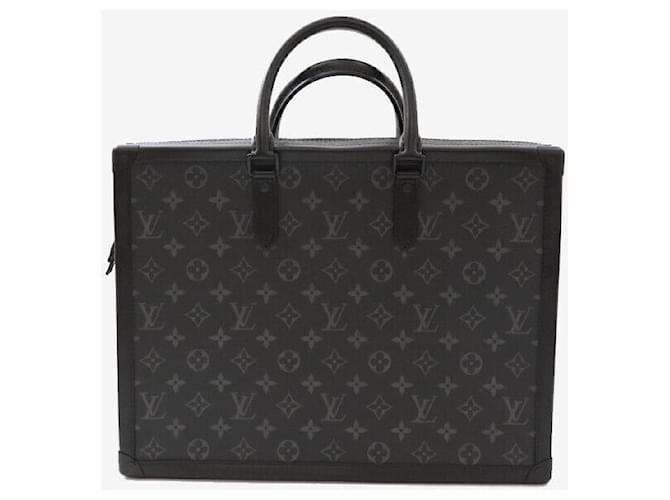 Louis Vuitton Mallette Soft Trunk Monogram Eclipse Noir - vue 3