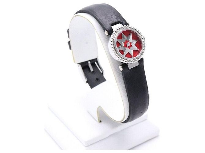 Dior Relógio Rose des Vents para mulher com pulseira de couro e quartzo - vista 3