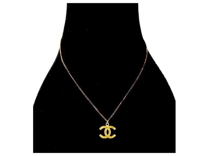 Chanel Collana Gold CC Glitter D'oro - vista 5