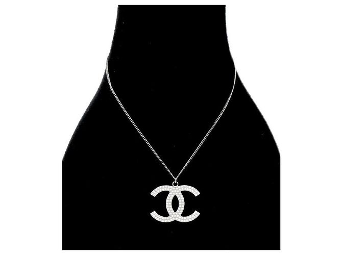 Chanel Collar Cubic CC Plata - vista 5