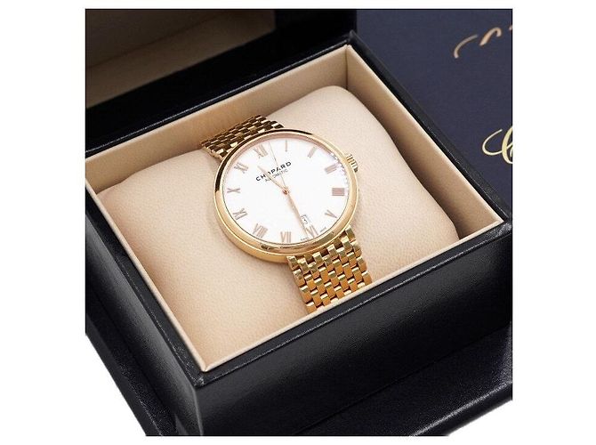 Chopard Relógio Automático Clássico Masculino Rosa - vista 6