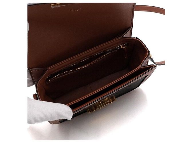 Triomphe Céline Bolsa de Ombro e Bolsa Transversal Marrom - vista 7