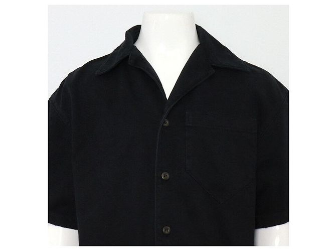 Prada Vintage Black Denim Kurzarmjacke Season - Ansicht 2
