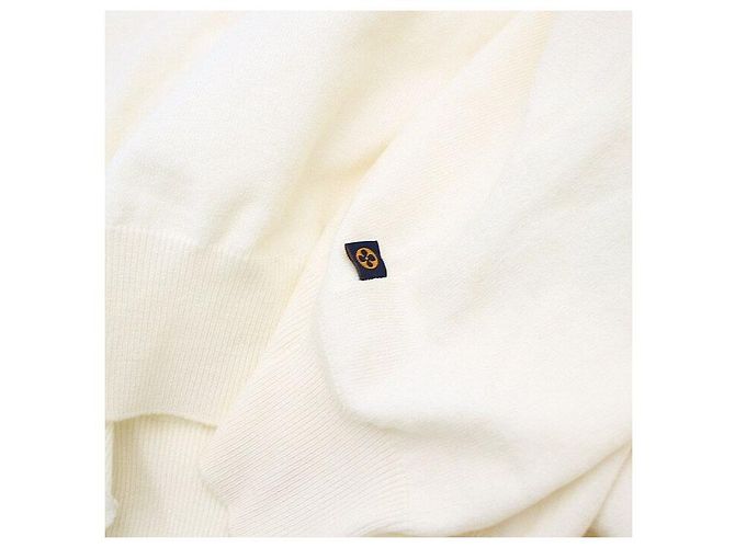 Louis Vuitton Pulô de gola alta em malha para mulher Branco - vista 5