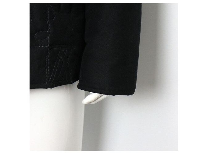 Louis Vuitton Music Line gestepptes Overshirt mit Monogramm-Stickerei für Herren Schwarz - Ansicht 3