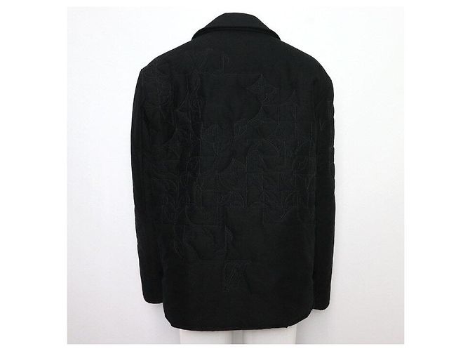 Louis Vuitton Music Line gestepptes Overshirt mit Monogramm-Stickerei für Herren Schwarz - Ansicht 4
