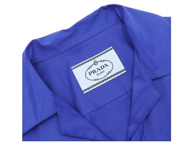 Prada Camicia bowling con zip in cotone stretch da uomo - vista 5
