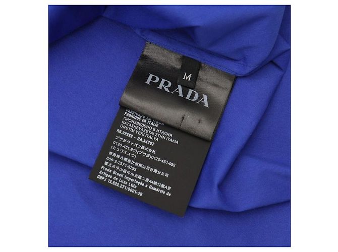 Prada Camicia bowling con zip in cotone stretch da uomo - vista 7