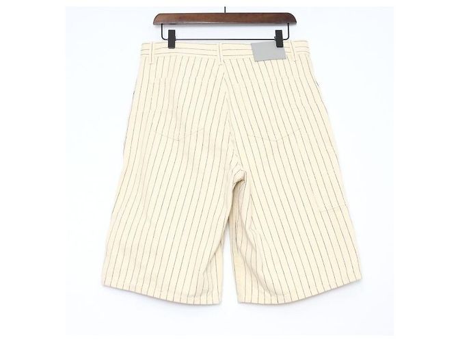 Dior Pantaloncini in cotone a righe da uomo - vista 4