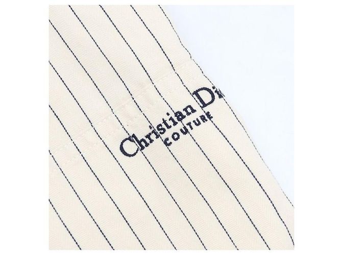 Dior Pantaloncini in cotone a righe da uomo - vista 5