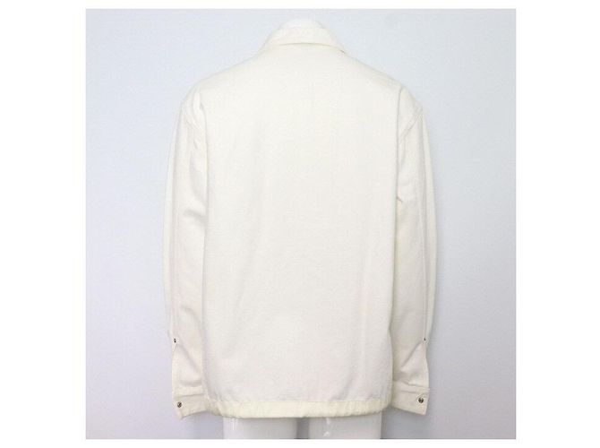 Dior Sobrecamisa in denim di cotone oversize con zip per uomo - vista 5